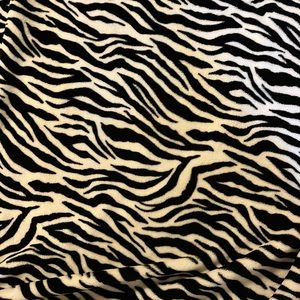 Zebra print blanket